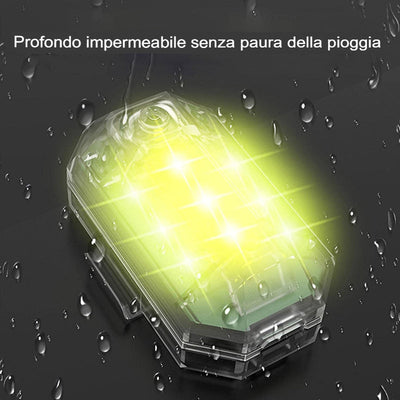 Luce flash telecomandata per auto