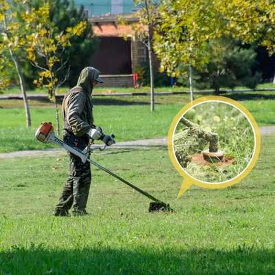 LOMONI™ Tagliaerba universale con testa a spazzola e ruota a filo d'acciaio