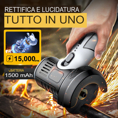 LOMONI™ Mini smerigliatrice angolare da 12 V con disco da taglio