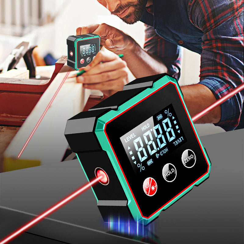 LOMONI™ Misuratore angolare digitale magnetico con laser elettronico