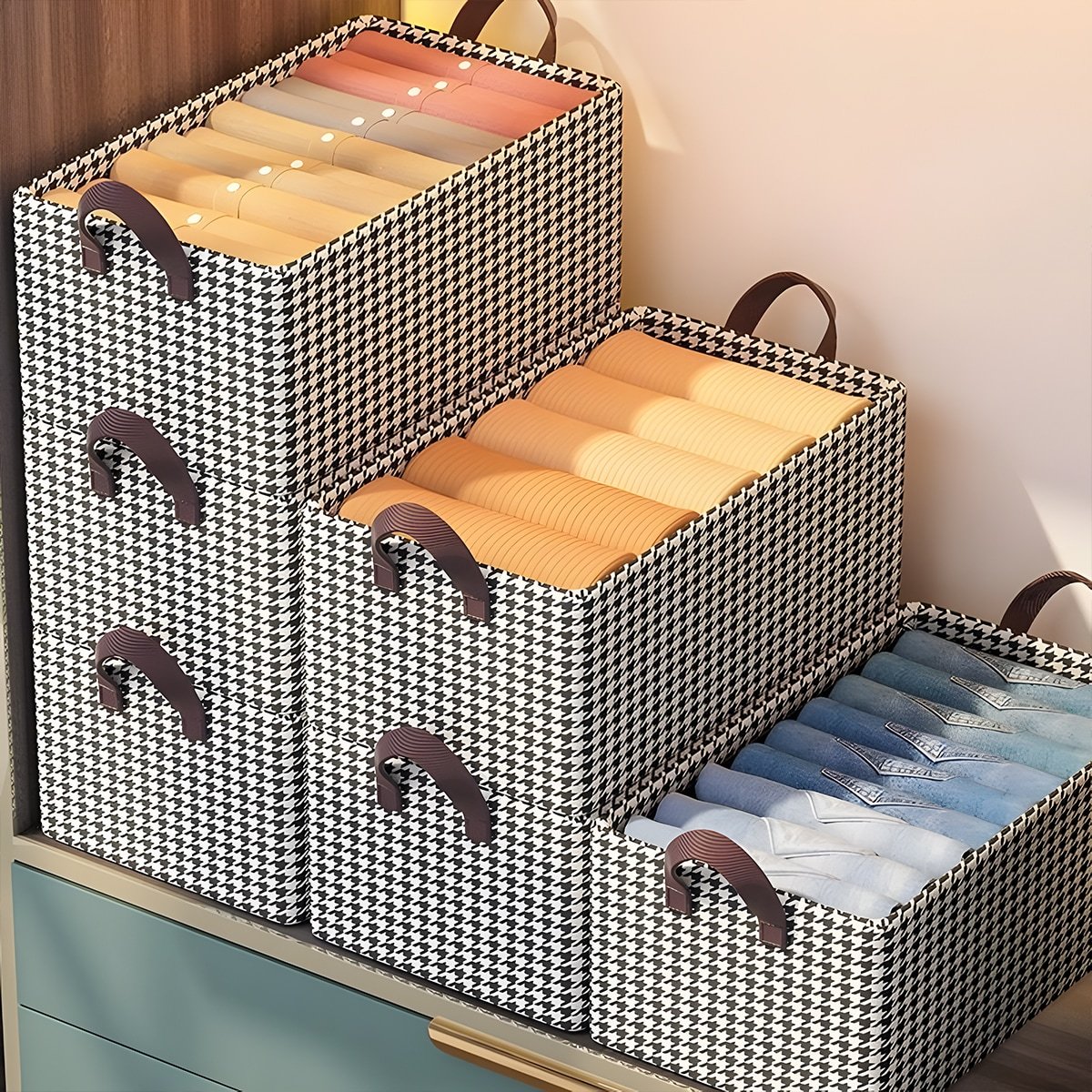 LISSODA™ Organizzatore di jeans pieghevole per armadio