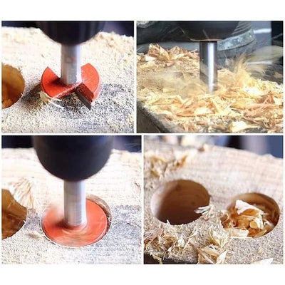 LISSODA™ Set di punte da trapano per la lavorazione del legno (Confezione da 5)
