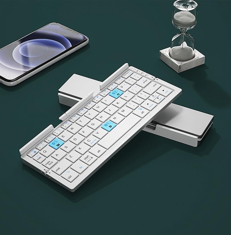 Tastiera Bluetooth pieghevole con supporto magnetico