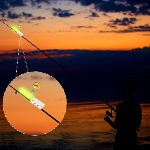 LED pesca lumina con frutta pesca con campana tascabile