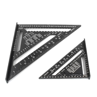 Righello a triangolo in lega di alluminio