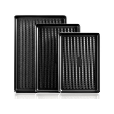 Set di teglie da forno con texture a rombi
