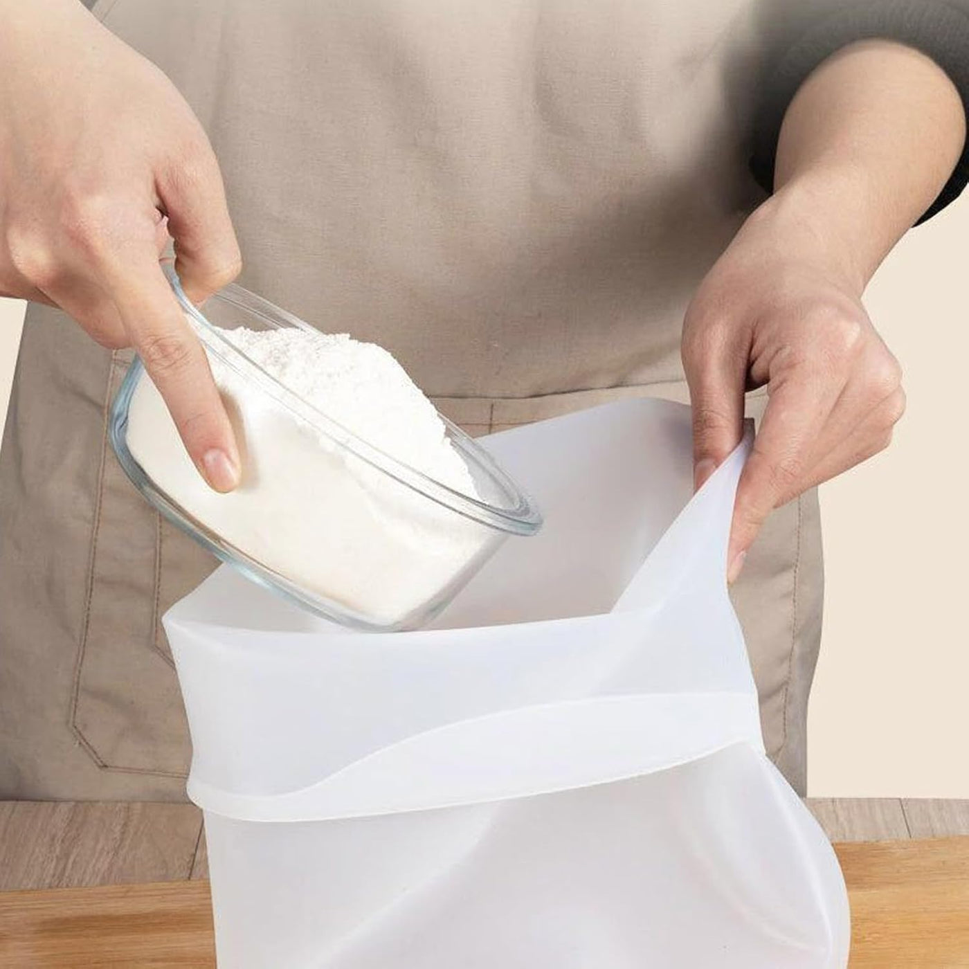 LOMONI™ Sacchetto per impastare in silicone