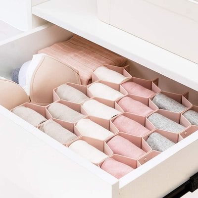8 PCS Organizzatore e divisorio per cassetti a nido d'ape