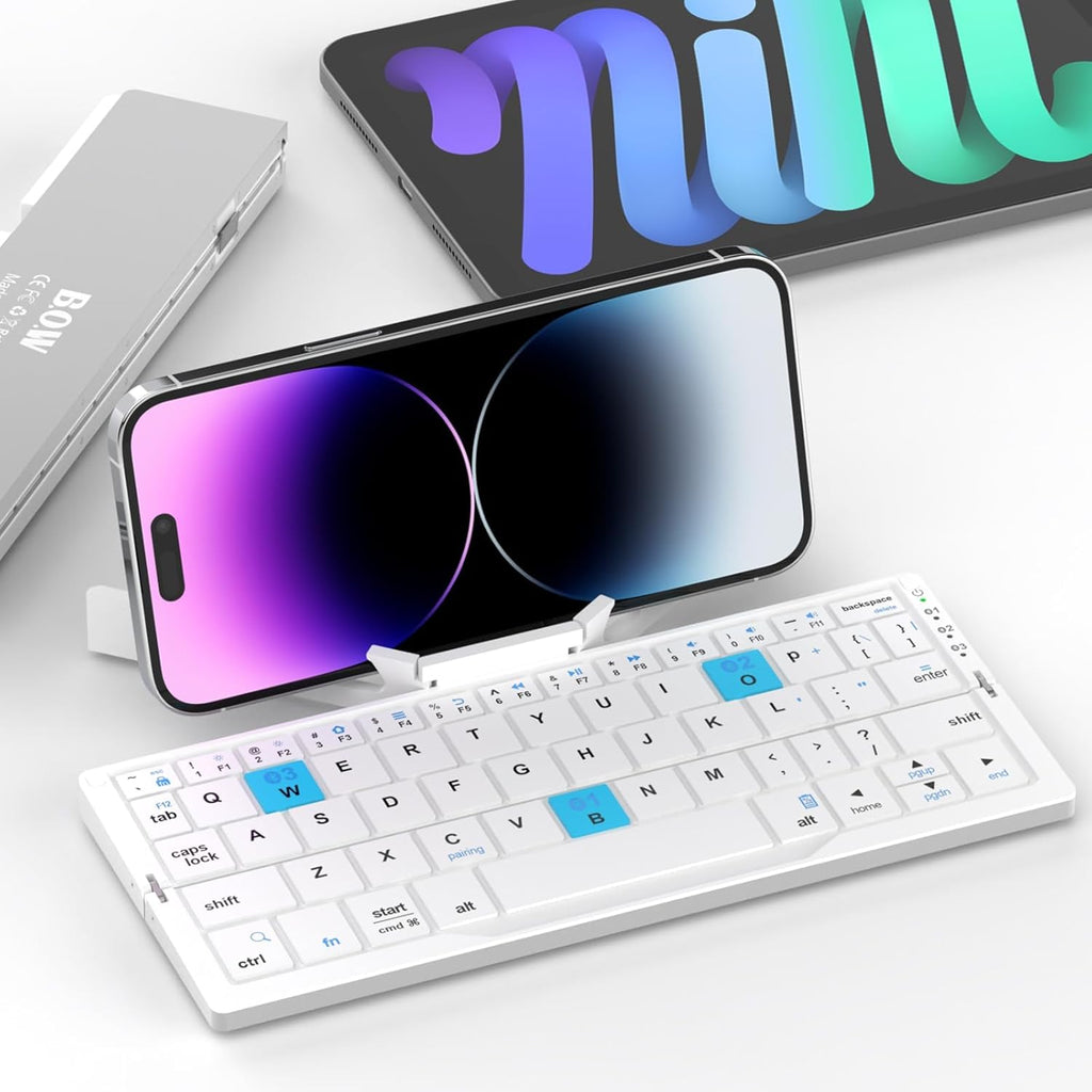 Tastiera Bluetooth pieghevole con supporto magnetico