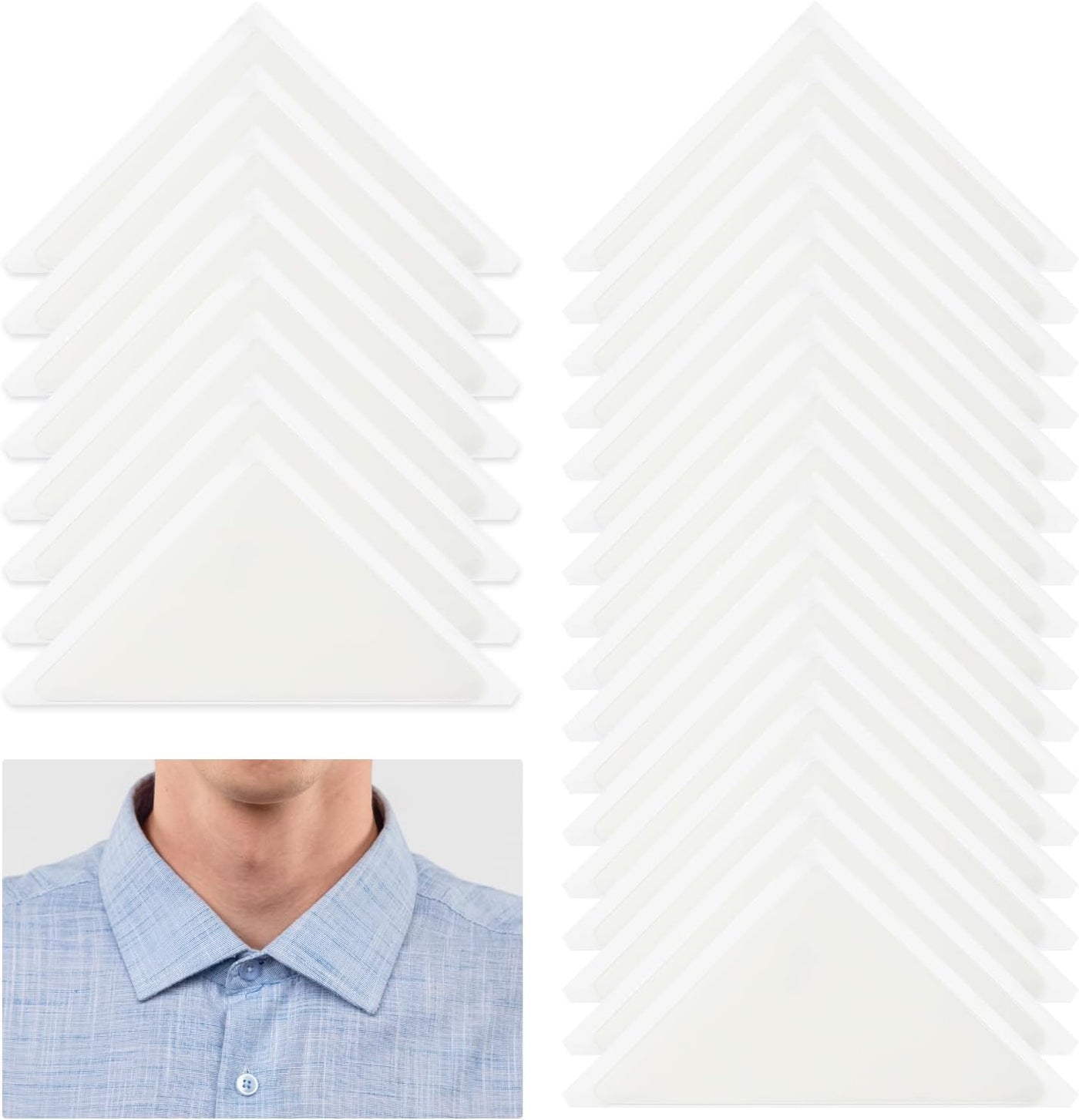 NOUIL™ Toppa a triangolo sul colletto della camicia