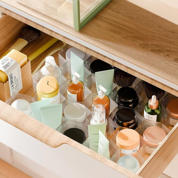 8 PCS Organizzatore e divisorio per cassetti a nido d'ape
