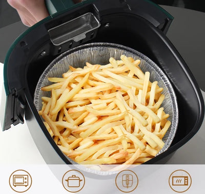 NOUIL™ Rivestimenti riutilizzabili per friggitrici ad aria in foglio di alluminio