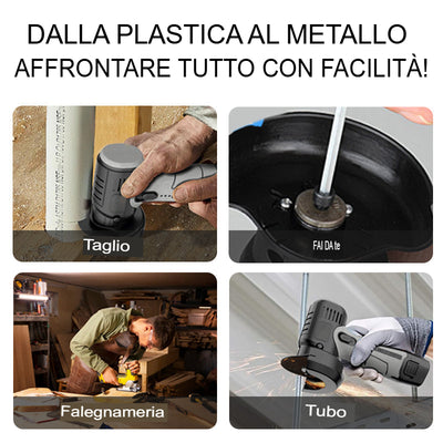 LOMONI™ Mini smerigliatrice angolare da 12 V con disco da taglio