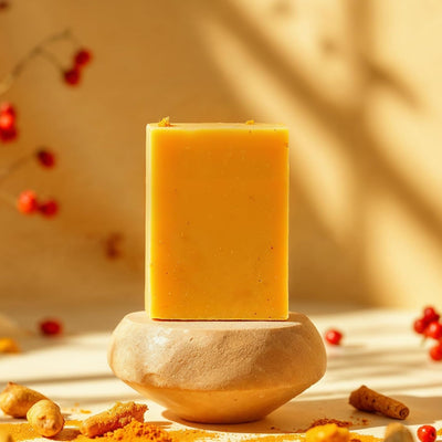 Sapone schiarente alla curcuma