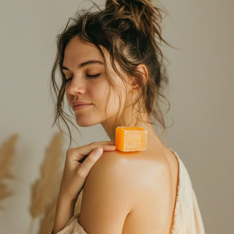 Sapone schiarente alla curcuma