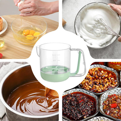 Tazza multifunzionale per sbattere le uova