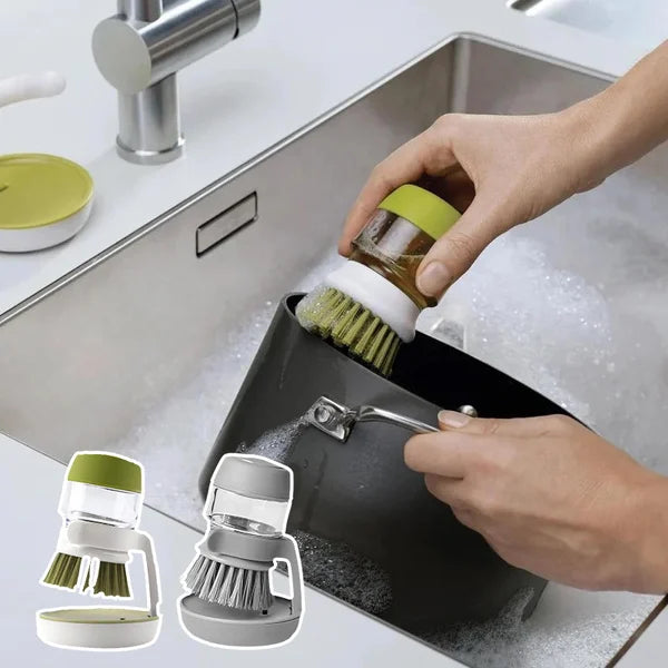 NOUIL™ Liquido per lavastoviglie Spazzola per la pulizia del vaso (2 PEZZI)