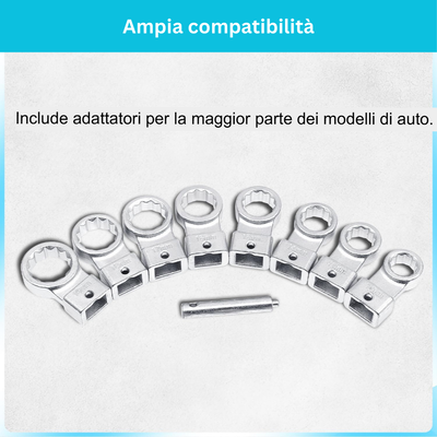 15 Pezzi tendicinghia ausiliario universale