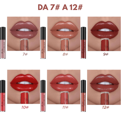 LISSODA™️ 12 Colori di rossetto in crema Waterproof