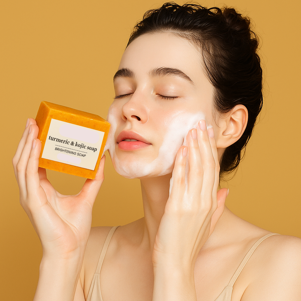 Sapone schiarente alla curcuma