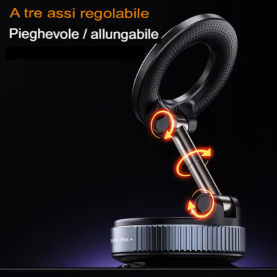 2025 : Il nuovissimo supporto magnetico a ventosa per telefono, regolabile a 360°