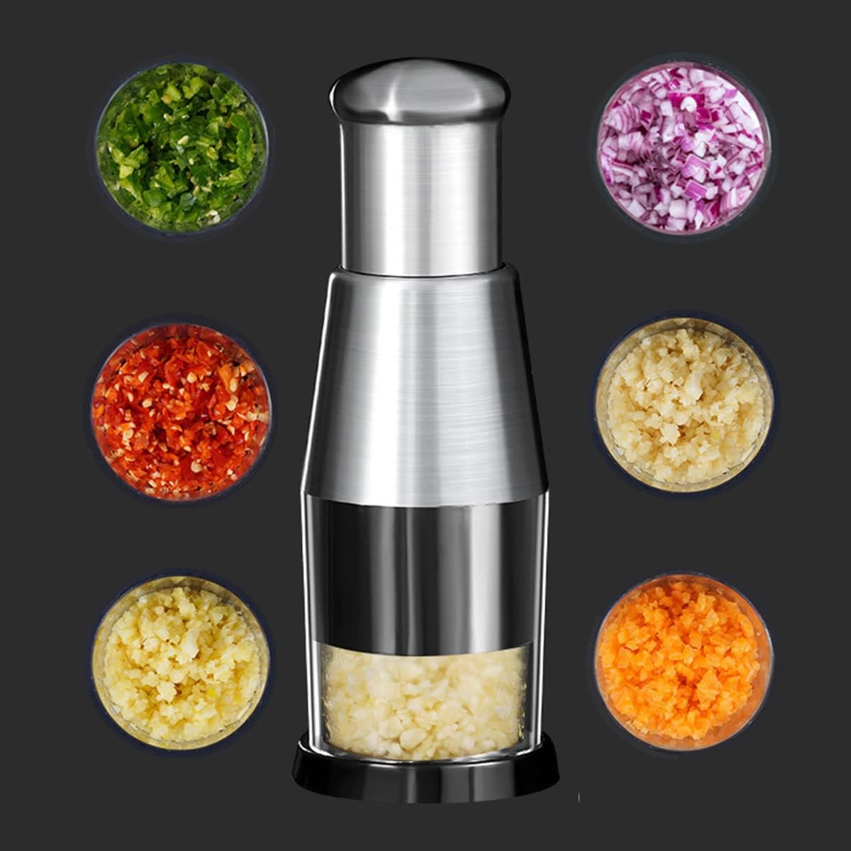 NOUIL™ Tritatutto da cucina in acciaio inox