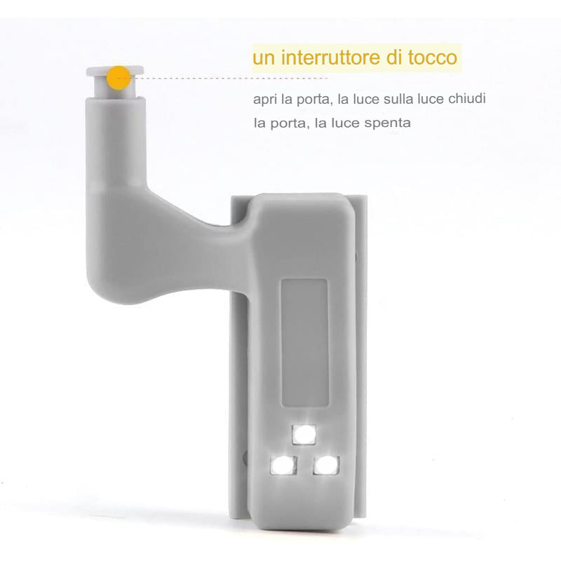 LISSODA™ Cerniera interna Luce sensore LED per cucina camera da letto