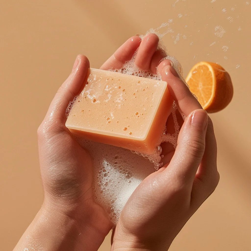 Sapone schiarente alla curcuma