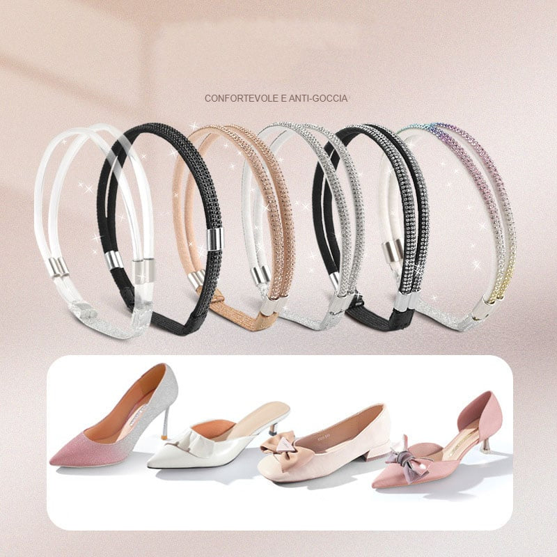 LISSODA™️ Cinghie elastiche per scarpe con tacchi alti (4PEZZI)