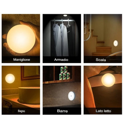LISSODA™ 💡 Luce LED a sensore di movimento ad alta efficienza energetica (2 PEZZI)