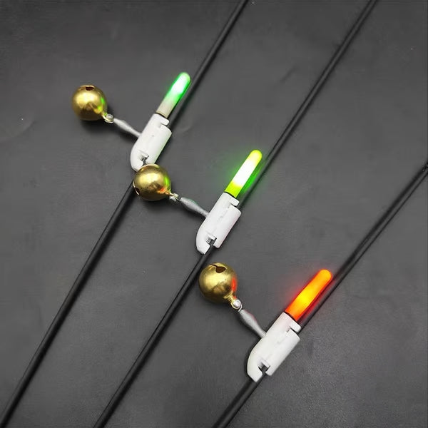 LED pesca lumina con frutta pesca con campana tascabile