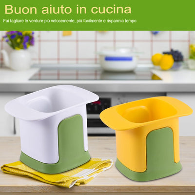 LISSODA™ Tritatutto 2 in 1 per tagliare e affettare le verdure