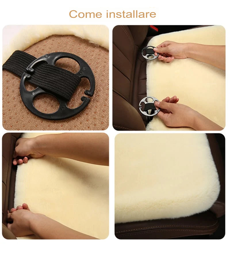 NOUIL™ Cuscino per sedile auto in peluche