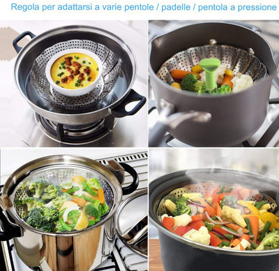 Cestello per verdure in acciaio inox