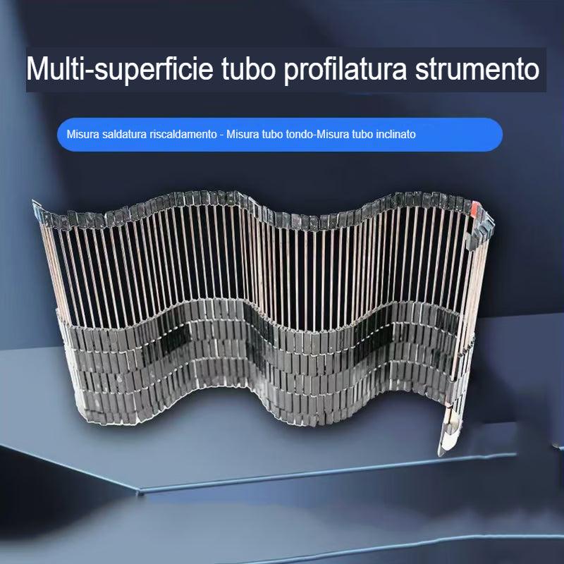 Strumento di profilatura dei tubi multisuperficie