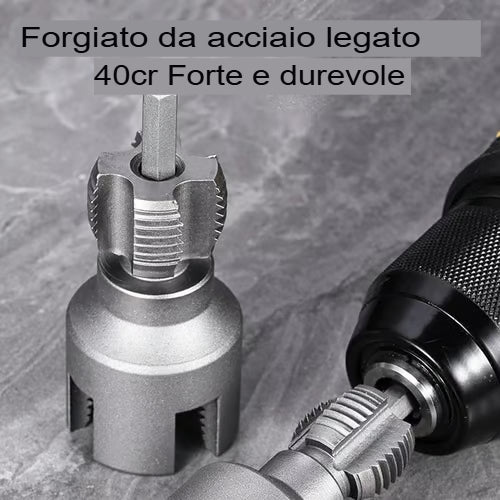 LOMONI™ Strumento integrato per la filettatura interna ed esterna dei tubi (2 PEZZI)