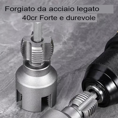 LOMONI™ Strumento integrato per la filettatura interna ed esterna dei tubi (2 PEZZI)