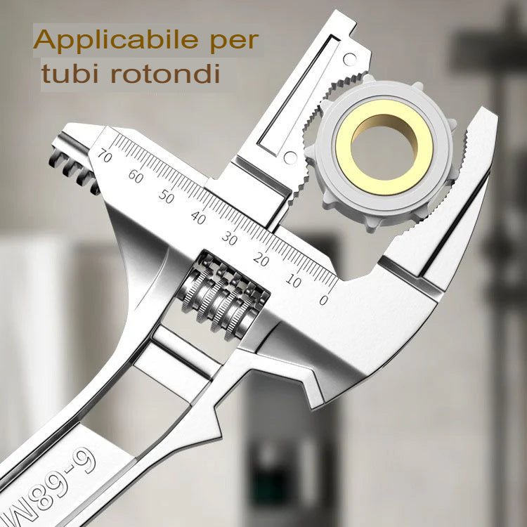 LOMONI™ Chiave per lavello reversibile con apertura ganasce da 6-68 mm