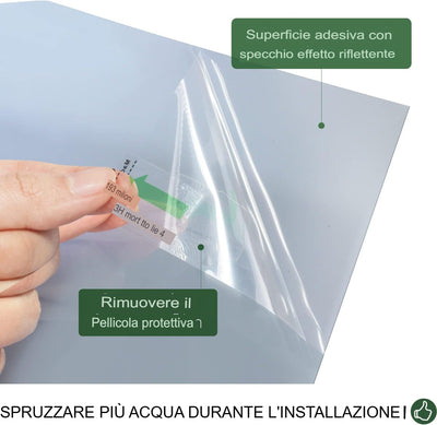LOMONI™ Pellicola per vetri antiscintillio One Way