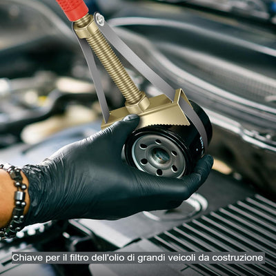 LOMONI™ Chiave a nastro regolabile per filtro olio auto