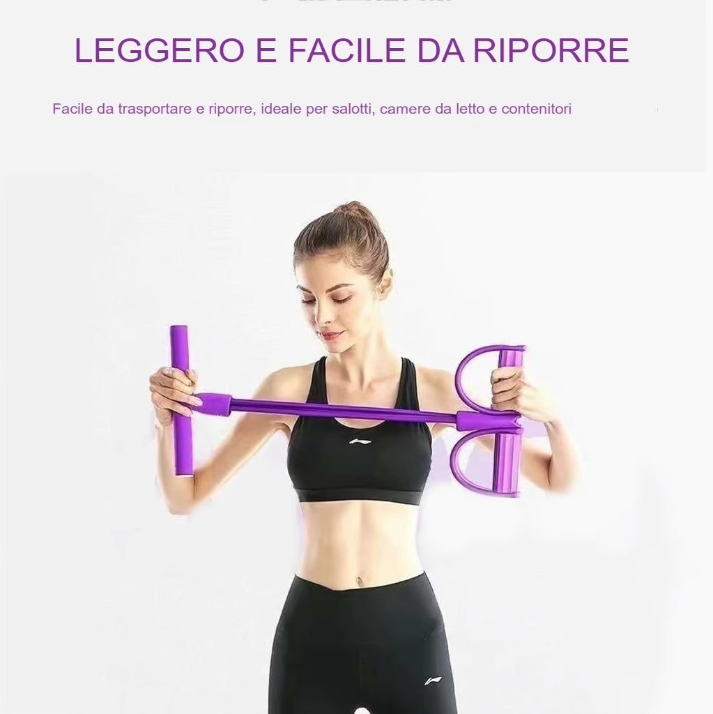 Dispositivo di resistenza alla pedalata a 8 tubi