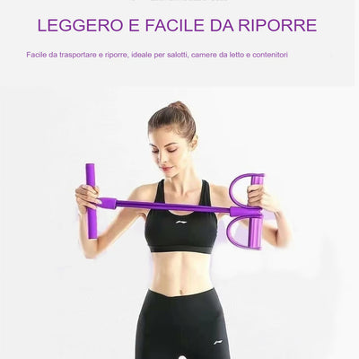 Dispositivo di resistenza alla pedalata a 8 tubi