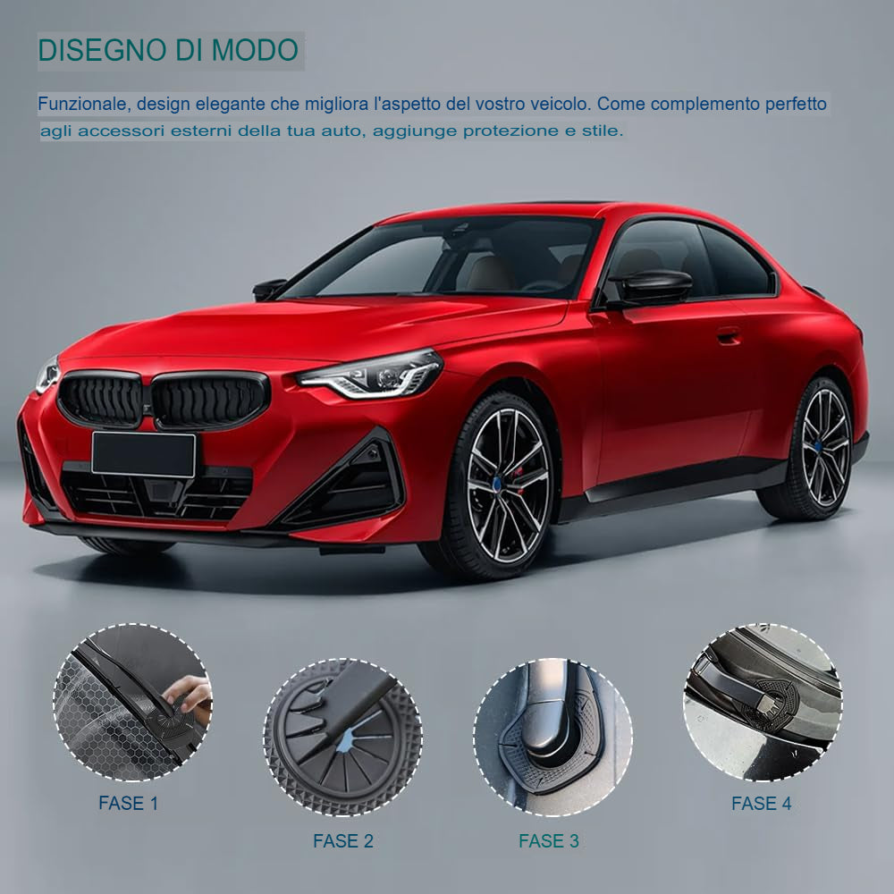 Protezione in silicone per braccio tergicristallo auto