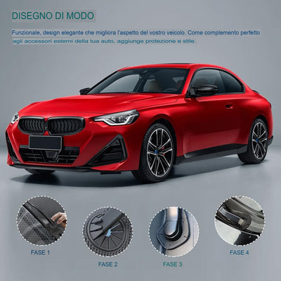 Protezione in silicone per braccio tergicristallo auto