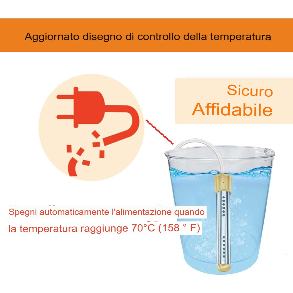 LOMONI™ Resistenza elettrica in acciaio inossidabile per riscaldamento acqua