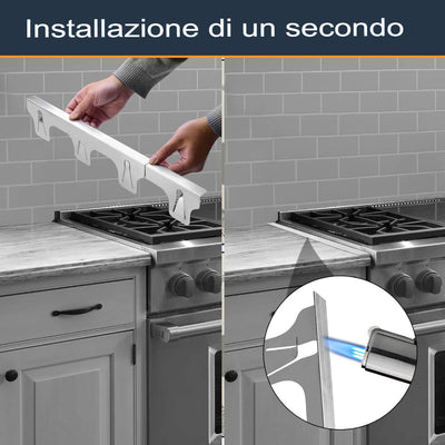LOMONI™ Coprifughe retrattili per stufe in acciaio inossidabile (2 PEZZI)
