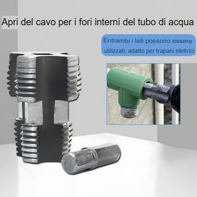 Filettatrice per tubi in PVC compatibile con il trapano elettrico