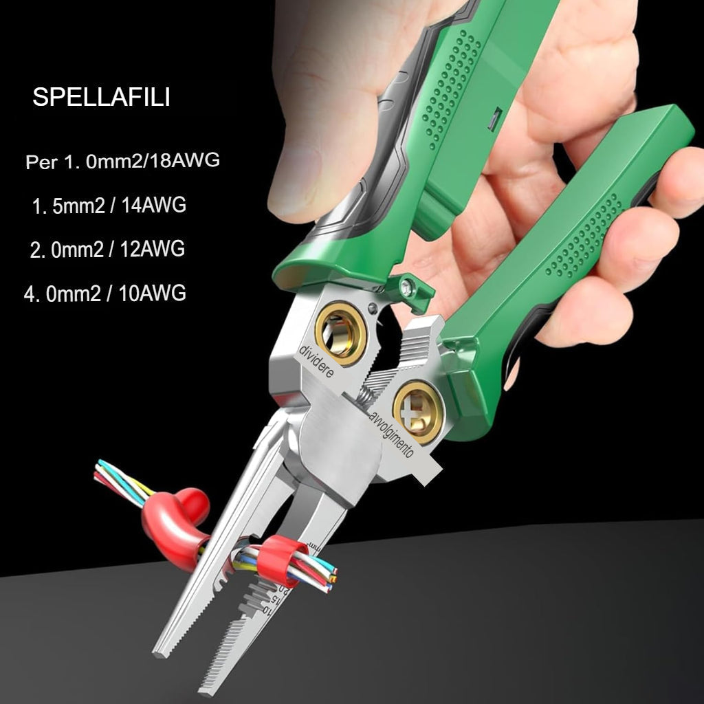LOMONI™ Pinze spelafili multifunzione 8 in 1