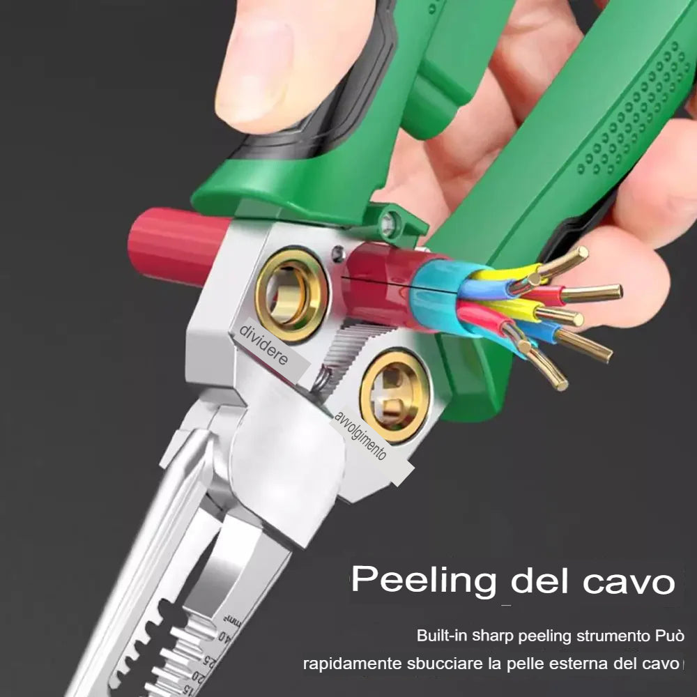LOMONI™ Pinze spelafili multifunzione 8 in 1