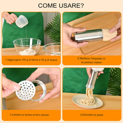 LOMONI™ Pastaio elettrico a batteria per uso domestico